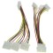 Cablu multiplicator molex (ide) 1 tata la 3 mama, 15cm, spliter/splitter molex