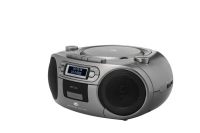 Sistem audio ECG CDR 990 DAB, 2 x 2 W RMS, Radio FM, USB, CD Player, Casetofon MP3, GRI foto