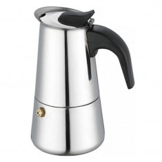 Espressor cafea manual pentru aragaz, inox, 300 ml, 6 cesti foto