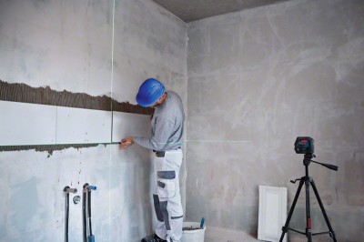 Bosch GCL 2-50 G + RM 10 Nivela laser verde cu linii (20 m) + Suport professional ProAdvanced PowerfulTools foto