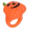Inel Silicon Halloween, Dovleac Luminos, Portocaliu