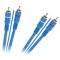 Cablu 2x RCA 5m cu remote Cabletech