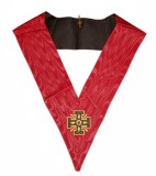 Colan Cavaler Rose Croix &ndash; Gradul 18 &ndash; Ritul Memphis-Misraim &ndash; Cruce Potent? &ndash; Broderie Manual?