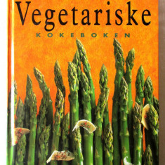 "DEN STORE VEGETARISKE KOKEBOKEN". Carte de bucate vegetariene in lb. norvegiana