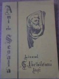 ANI DE SCOALA LICEUL G. IBRAILEANU IASI NR.12-13, 1974-COLECTIV