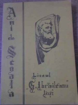 ANI DE SCOALA LICEUL G. IBRAILEANU IASI NR.12-13, 1974-COLECTIV foto