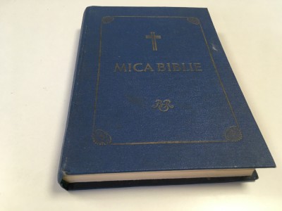 MICA BIBLIE TIPARITA SUB INDRUMAREA PF JUSTINIAN. EDITIA A DOUA- IBM AL BOR 1977 foto