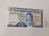 Gibraltar 10 Pounds 1986 Noua,Rara