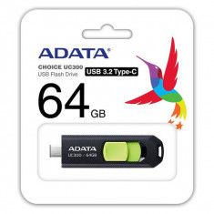 Usb 64gb adata acho-uc300-64g-rbk