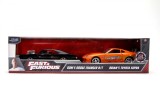 Set 2 vehicule metalice, Jada, Fast And Furious, Dodge Charger si Toyota Supra, 1:32