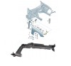 Suport aripa fata AUDI A4/S4 (B8), 11.2007-10.2011, partea dreapta,, Rapid