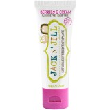 Jack N&rsquo; Jill Toothpaste pasta de dinti naturala pentru copii aroma Berries &amp; Cream 50 g