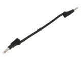 Cablu de măsurare negru 45A 600V mufă banană 4 mm 0,15m MUELLER ELECTRIC