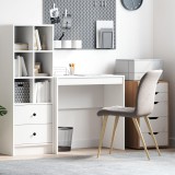 VidaXL birou de scris Alb MDF 80 x 40 x 76 cm Simplu Birou compact