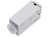 Timer 1&divide;10s 4PDT AUTONICS, releu 250VAC/3A, 24VDC/3A, soclu 24VDC