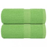 VidaXL Prosoape de săpun 2 buc Verde măr 30x30 cm 360 g/m&sup2; 100% bumbac