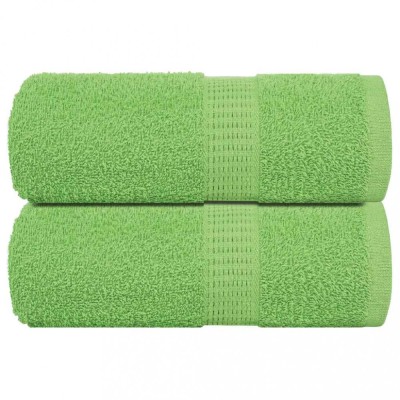 vidaXL Prosoape de baie, 2 buc. FROGN, verde măr, 30x30 cm, 100% bumbac 137016 foto