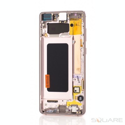 LCD OEM Samsung S10+, G975, Ceramic White, Service Pack OEM foto