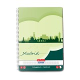 Caiet matematica cu spirala Herlitz, A4, 70 file, Economic