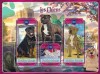 Timbre Gabon 2023 - Set Complet Caini, Colite, Bloc - Colectie Filatelie Tematica