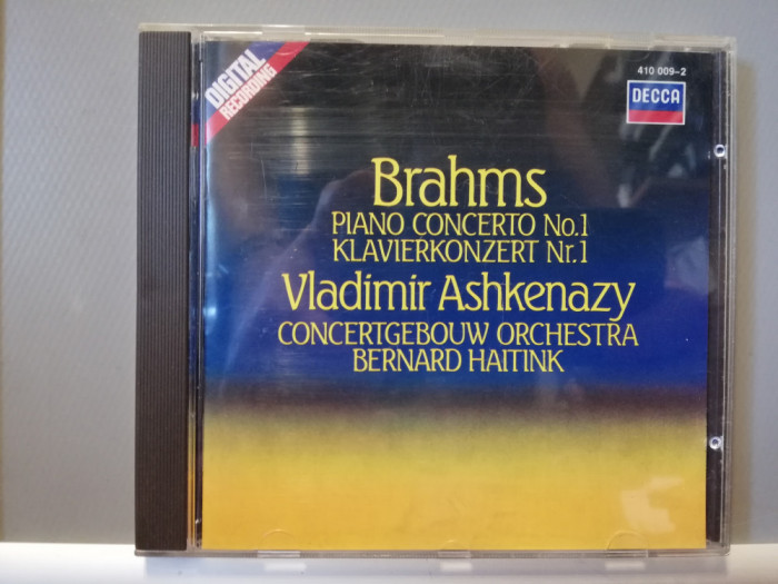Brahms - Piano Concerto no 1(1982/Decca/RFG) - CD ORIGINAL/ca Nou