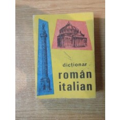 DICTIONAR ROMAN-ITALIAN de ALEXANDRU BALACI , Bucuresti 1998