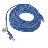 Cumpara ieftin Cablu UTP, Lanberg 40458, cat.5e, mufat 2xRJ45, lungime 15m, AWG 26, 100 MHz, de legatura retea, ethernet, albastru