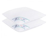 Cumpara ieftin Set 2 Perne Medicinale Hipoalergenice Somnart 70x70cm, HypoallergenicMed, matlasate, lavabile la 95 de grade, fermitate medie spre tare