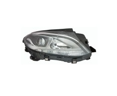 Far Mercedes Clasa GLE (W166), 08.2015-03.2020, partea dreapta, Depo, cu LED daytime running light; H7+H7; electrical; cu motor; halogen,
