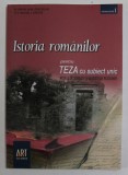 ISTORIA ROMANILOR , PENTRU TEZA CU SUBIECT UNIC , MODELE DE SUBIECTE SI SUGESTII DE REZOLVARE , CLASA A - VIII -A , SEMESTRUL I de H. ARION ...I. SAVU