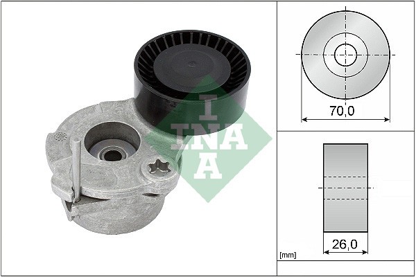 INA 534 0630 10 Intinzator curea, curea distributie