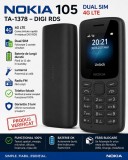 Cumpara ieftin Nokia 105 4G TA-1378 Dual SIM, Compatibil Digi RDS, Second Hand, Nota 9/10, Incarcator + Acumulator