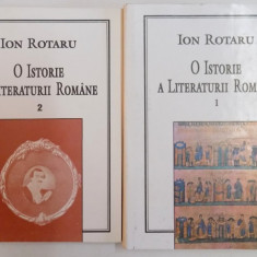 O ISTORIE A LITERATURII ROMANE de ION ROTARU, VOL. I-II GALATI 1994