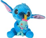 Jucarie de Plus Stitch cu Mascota Scrump 25 cm