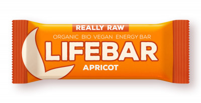 Lifebar Baton cu Caise Raw Bio Lifefood 47gr foto