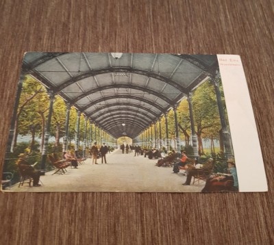 Carte Poștală Veche Germania &amp;ndash; Bad Ems Wandelbahn,, Ilustrație Color, Editura L. Klement Frankfurt foto