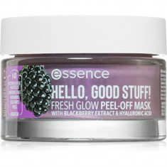 essence Hello, Good Stuff! Blackberry & Hyaluronic Acid mască revigorantă 50 ml