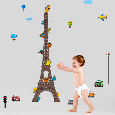 Sticker decorativ, masuratoare turnul Eiffel 210 cm, 120STK foto