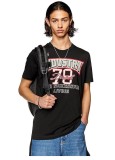 Cumpara ieftin Tricou cu maneca scurta pentru barbati Diesel A11047, negru, XL - OUTLET