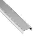 Profil decorativ pentru gresie si faianta, LAC20IB, inox, argintiu, 20 x 2500 mm