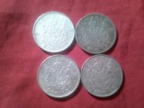 4 Monede 200 lei 1942 Mihai I , 4x6g argint 835 , cal. F,Buna