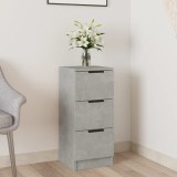VidaXL Servantă, gri beton, 30x30x70 cm, lemn prelucrat