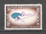 Belgia.1972 Expozitia filatelica BELGICA MB.146