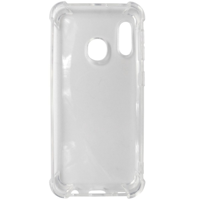 Husă silicon slim, colțuri &icirc;ntărite, transparentă, pentru Samsung Galaxy A20e