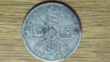 Anglia / Marea Britanie - moneda colectie argint 925 - 1 florin 1915 - George V - varianta argint sterling - superba !