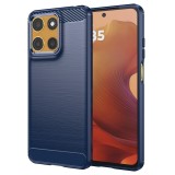 Husa Motorola Moto G15 Asteroid GSM Carbon Silicone, albastru