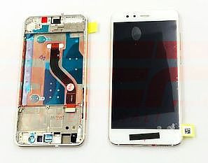 LCD+Touchscreen cu Rama Huawei P10 Lite WHITE foto