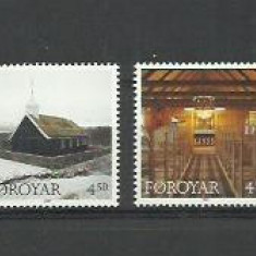 Foroyar Feroe Danemarca MNH 1997 - biserica religie