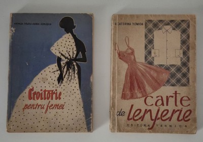 Set carti croitorie Natalia Tautu Croitorie pentru femei / Ecaterina Tomida Carte de lenjerie foto