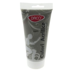 Vopsea Acrilica Argintie DACO, 200 ml, Tempera Acrilica, Culori Acrilice, Vopsea Acrilica, Vopsele Acrilice, Tempera Acril, Vopsea Argintie Acril, Acr foto